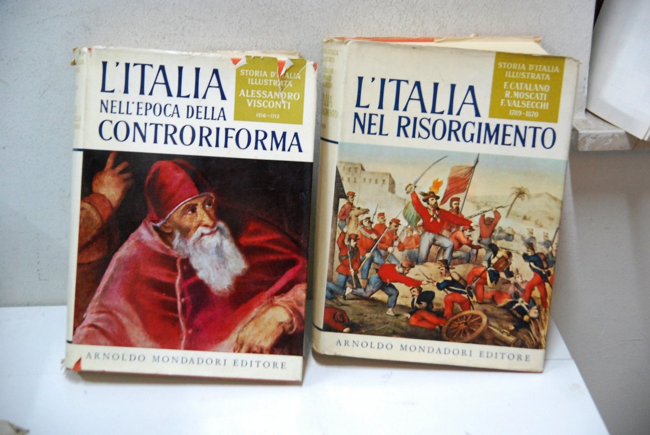 visconti l'italia nell'epoca della controriforma e catalano moscati nel risorgimento | Immagine principale