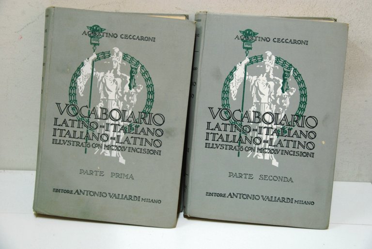 Vocabolario Latino ? Italiano, Italiano ? Latino illustrato con 1525 incisioni