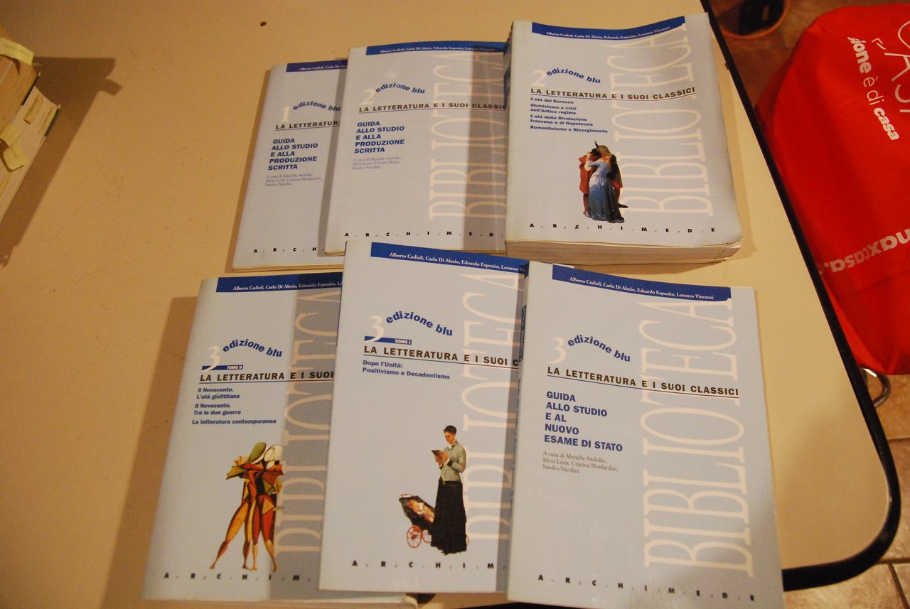 voll. 1,2,2,3,3,3 edizione blu guida allo studio e alla produzione …