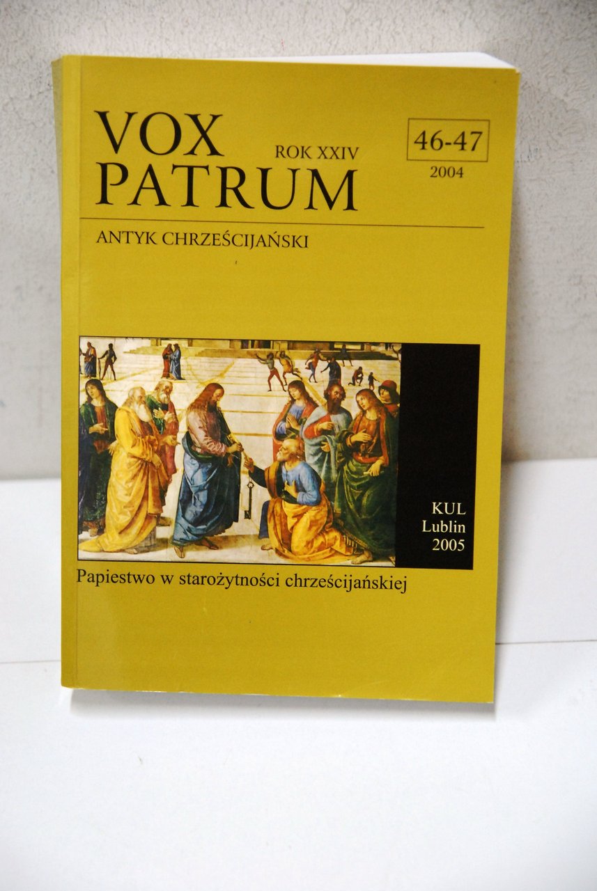 vox patrum rok xxiv, 46-47 | Immagine principale