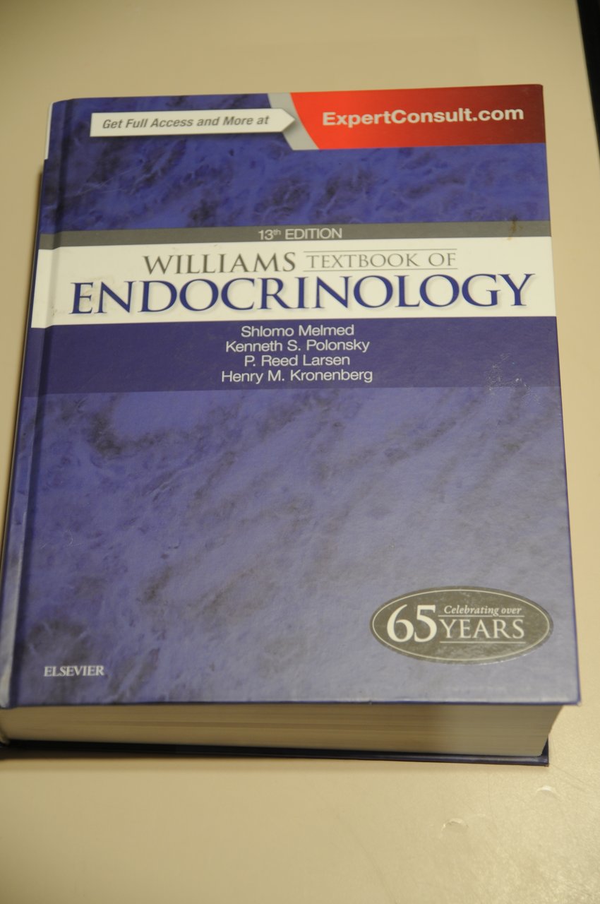 williams textbook of endocrinology 13 ed. NUOVISSIMO