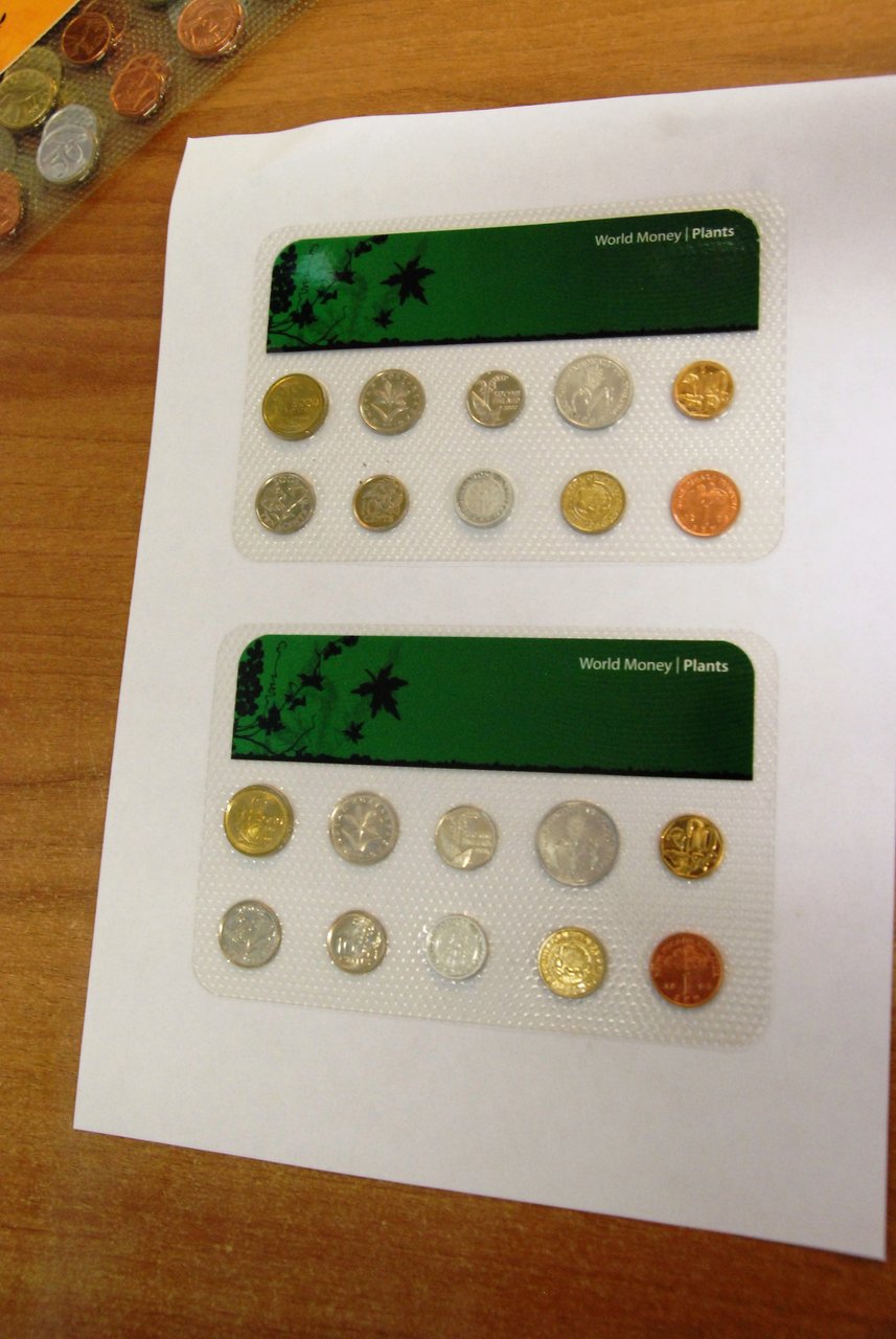 world money coin coins plants 2 set nuovi prezzo per …