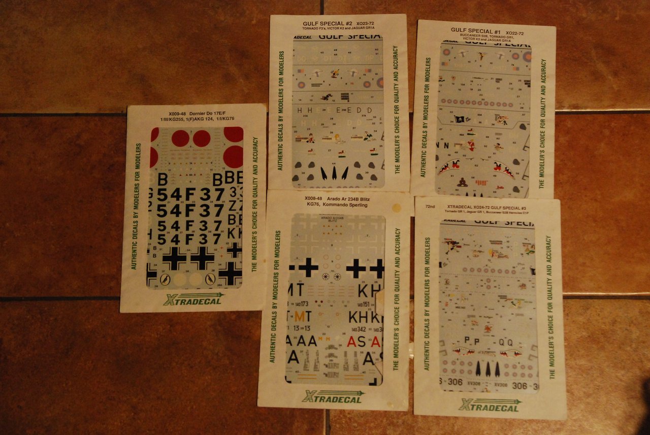 x009-48 dornier do 17e tornado f3 gulf special 1,2,3 xo23-72 …