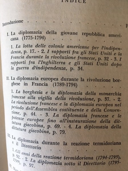 Storia della diplomazia 5 voll.