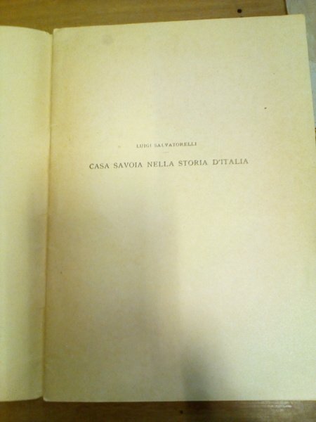 Casa Savoia nella storia d'Italia