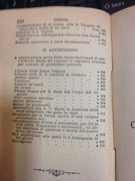 Opere spirituali di S. Alfonso De' Liguori Parte prima