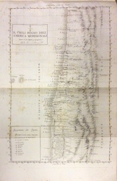 SAGGIO SULLA STORIA NATURALE DEL CHILI. - Seconda edizione accresciuta …