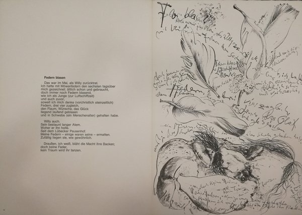 MIT SOPHIE IN DIE PILZE GEGANGEN. - Gedichte und Lithographien.
