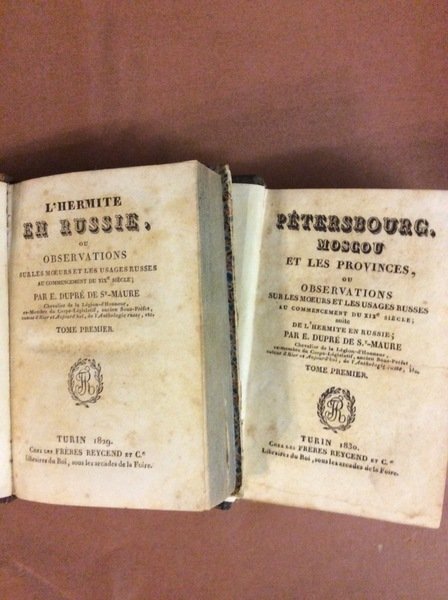 L'HERMITE EN RUSSIE (segue) PETERSBOURG, MOSCOU ET LES PROVINCES. - …