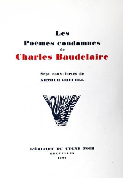 LES POEMES CONDAMNE'. - Sept eaux-fortes de Arthur Greuell.