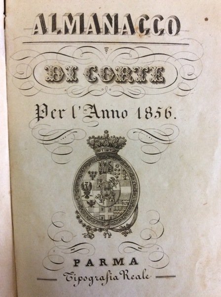 ALMANACCO DI CORTE PER L'ANNO 1856.