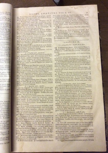 LA SAINTE BIBLE CONTENANT L'ANCIEN ET LE NOUVEAU TESTAMENT. - …