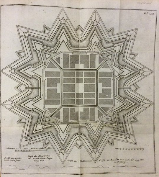 ARCHITECTURA MILITARIS HYPOTHETICO-ECLECTICA, ODER GRUNDLICHE ANLEITUNG ZU DER KRIEGS-BAUKUNST. - …