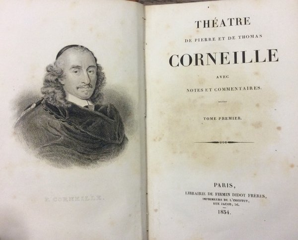 THEATRE DE PIERRE ET DE THOMAS CORNEILLE. - Avec notes …
