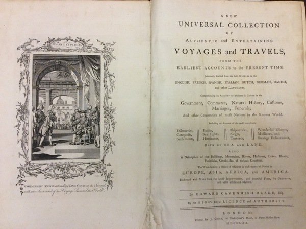 A NEW UNIVERSAL COLLECTION OF AUTHENTIC AND ENTERTAINING VOYAGES AND …