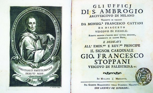 GLI UFFICI DI S. AMBROGIO ARCIVESCOVO DI MILANO. - Tradotti …