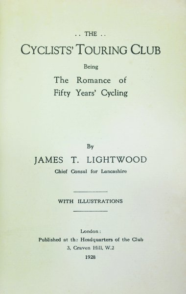 THE CYCLISTS' TOURING CLUB.