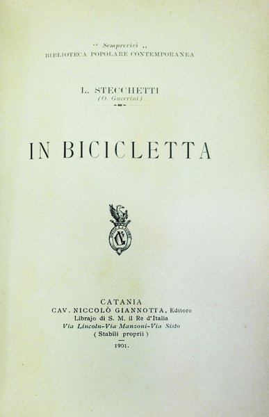 IN BICICLETTA.
