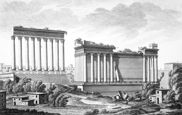 THE RUINS OF BALBEC OTHERWISE HELIOPOLIS IN COELOSYRIA.