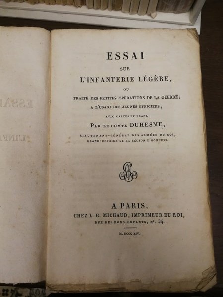 ESSAI SUR L'INFANTERIE LEGERE. - Ou traité des petites opérations … | Immagine Gallery 4