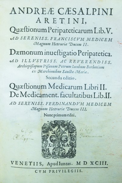 QUAESTIONUM PERIPATETICARUM LIB. V... DAEMONUM INVESTIGATIO PERIPATETICA... QUAESTIONUM MEDICARUM LIBRI …