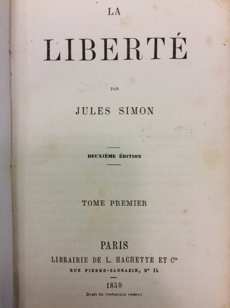 LA LIBERTE.