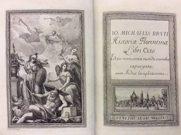IO. MICHAELIS BRUTI HISTORIAE FLORENTINAE LIBRI OCTO. - Editio novissima, …