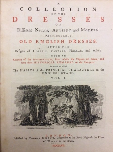 A COLLECTION OF THE DRESSES OF DIFFERENT NATIONS, ANTIENT AND …