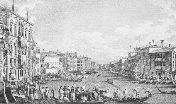 NAUTICUM CERTAMEN CUM PROSPECTU AB AEDIBUS BALBORUM, AD PONTEM RIVOALTI.