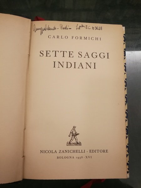 SETTE SAGGI INDIANI.