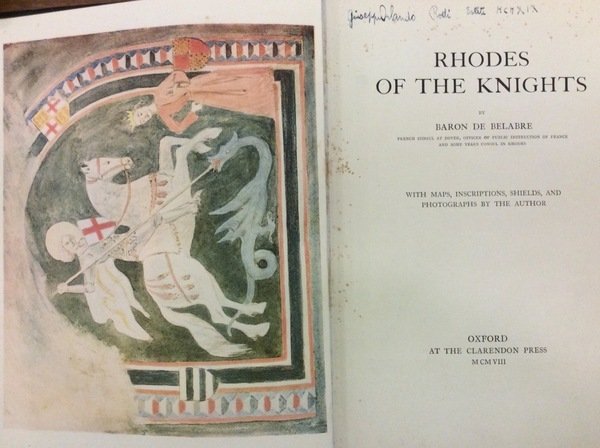 RHODES OF THE KNIGHTS. - With Maps, inscriptions, Shields, and … | Immagine Gallery 2