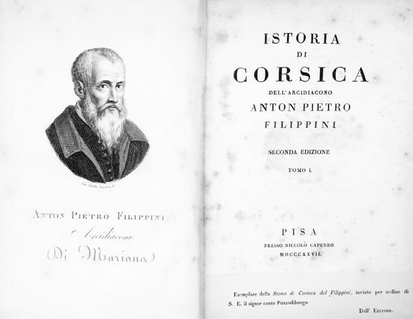 ISTORIA DI CORSICA. - Seconda edizione. | Immagine Gallery 1