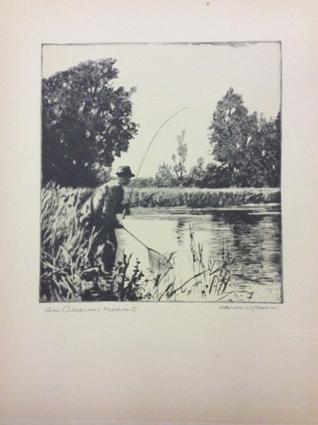 AN ANGLER'S ANTHOLOGY. - Illustrated from Drypoints by Norman Wilkinson.