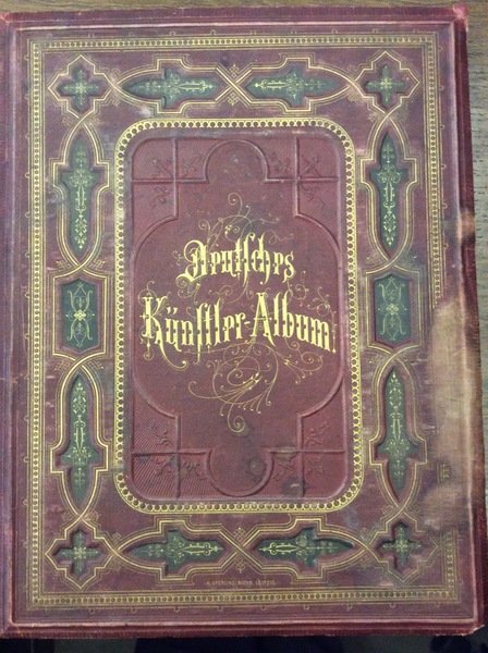 DEUTSCHES KUNSTLER-ALBUM. - Mit Beitraegen lebender Kuenstler und Dichter.