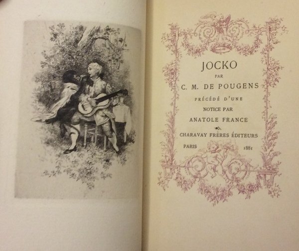 JOCKO. - Précédé d'une notice par Anatole France.