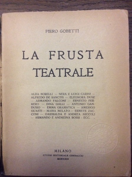 LA FRUSTA TEATRALE.