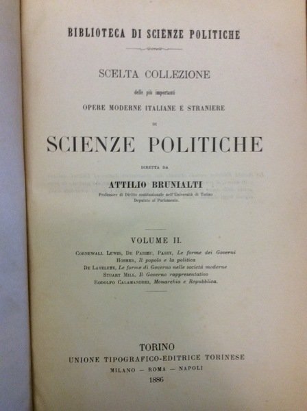 LE FORME DEI GOVERNI - IL POPOLO E LA POLITICA …