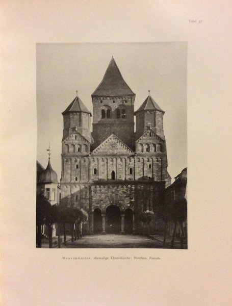 ROMANISCHE KIRCHEN IM ELSASS. - Ein Beitrag zur Geschichte der …
