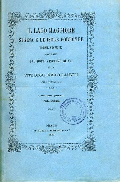 IL LAGO MAGGIORE STRESA E LE ISOLE BORROMEE. - Notizie …