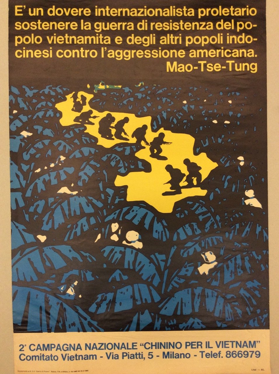 2a (SECONDA) CAMPAGNA NAZIONALE "CHININO PER IL VIETNAM". - Supplemento …