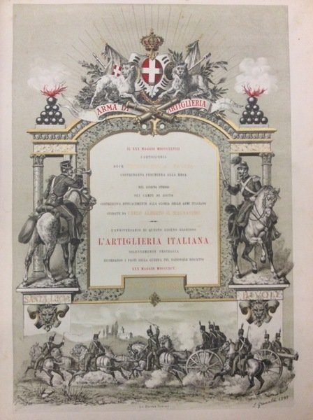 ARTIGLIERIA 30 MAGGIO 1848-'95.