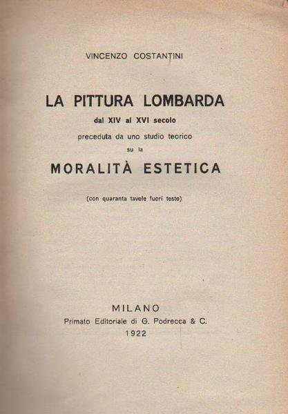 LA PITTURA LOMBARDA DAL XIV AL XVI SECOLO. - Preceduta …