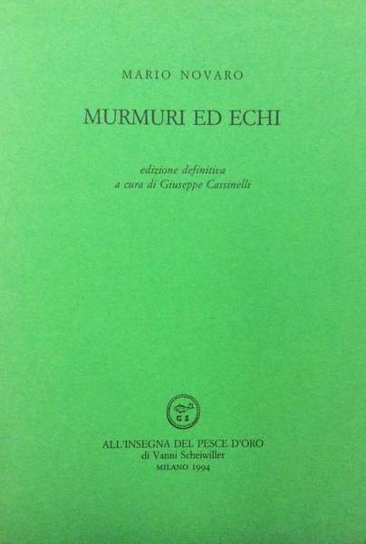 MURMURI ED ECHI.