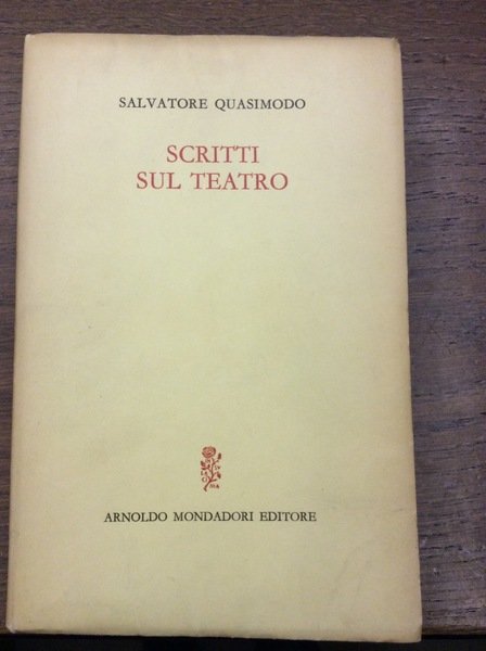 SCRITTI SUL TEATRO.