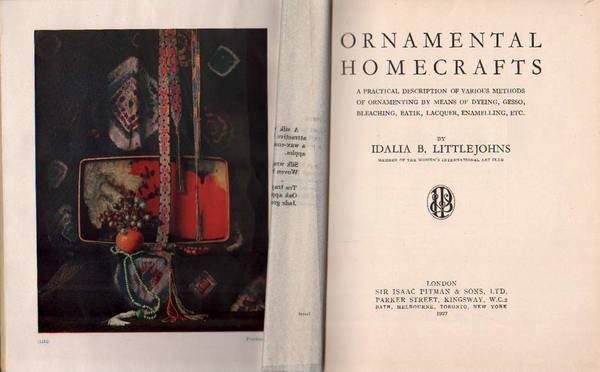 ORNAMENTAL HOMECRAFTS. - A practical description of various methods of …