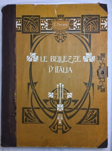 BELLEZZE ITALICHE. - 50 quadri tricromici. Testo in 4 lingue. …