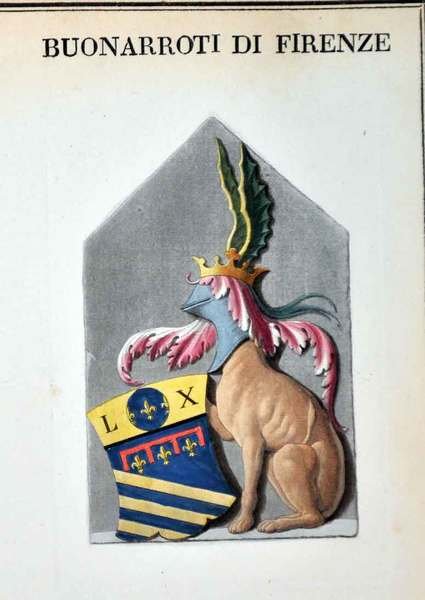 BUONARROTI DI FIRENZE. - Famiglie celebri italiane.
