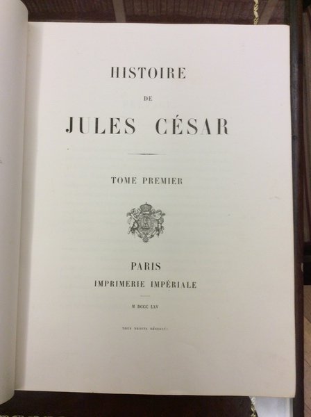 HISTOIRE DE JULES CESAR.