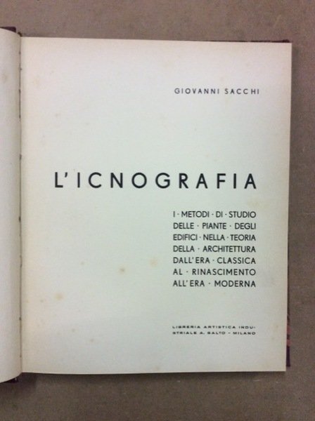 L'ICNOGRAFIA.
