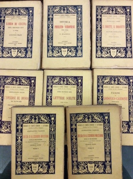 RACCOLTA DI RARITA' STORICHE E LETTERARIE. - Diretta da G.L. …